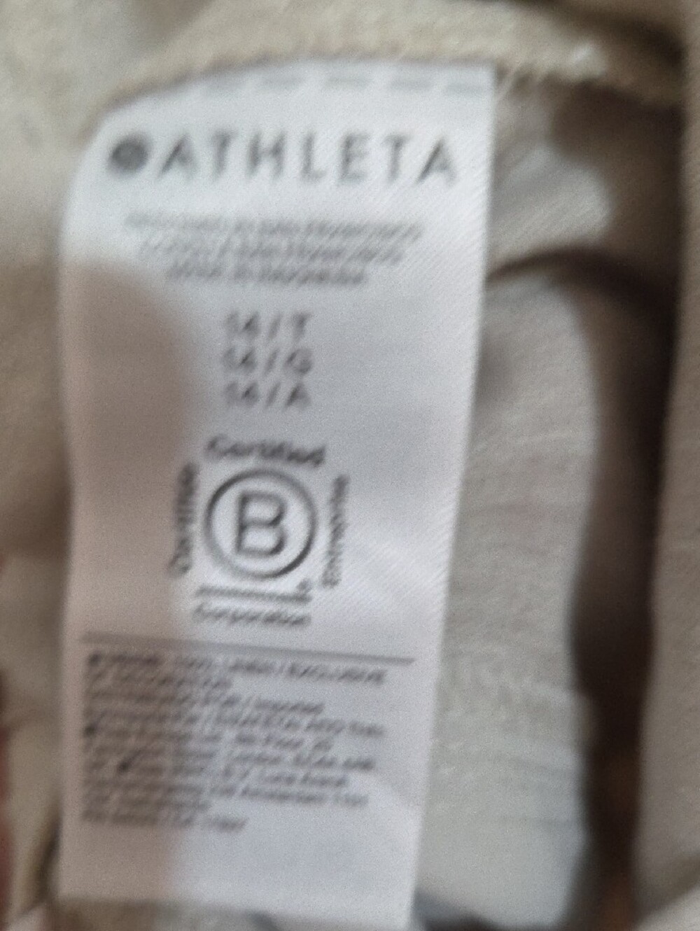 Athleta Natural Linen Voyager Pants NWT - Picture 5 of 8